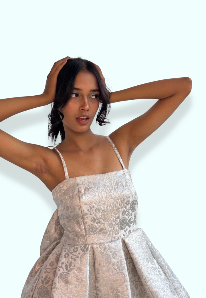 Neptune's Muse White Bow Dress
