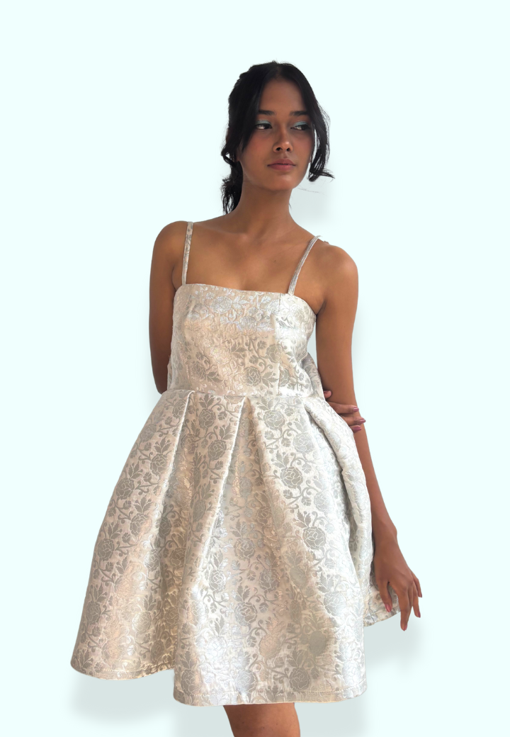 Neptune's Muse White Bow Dress