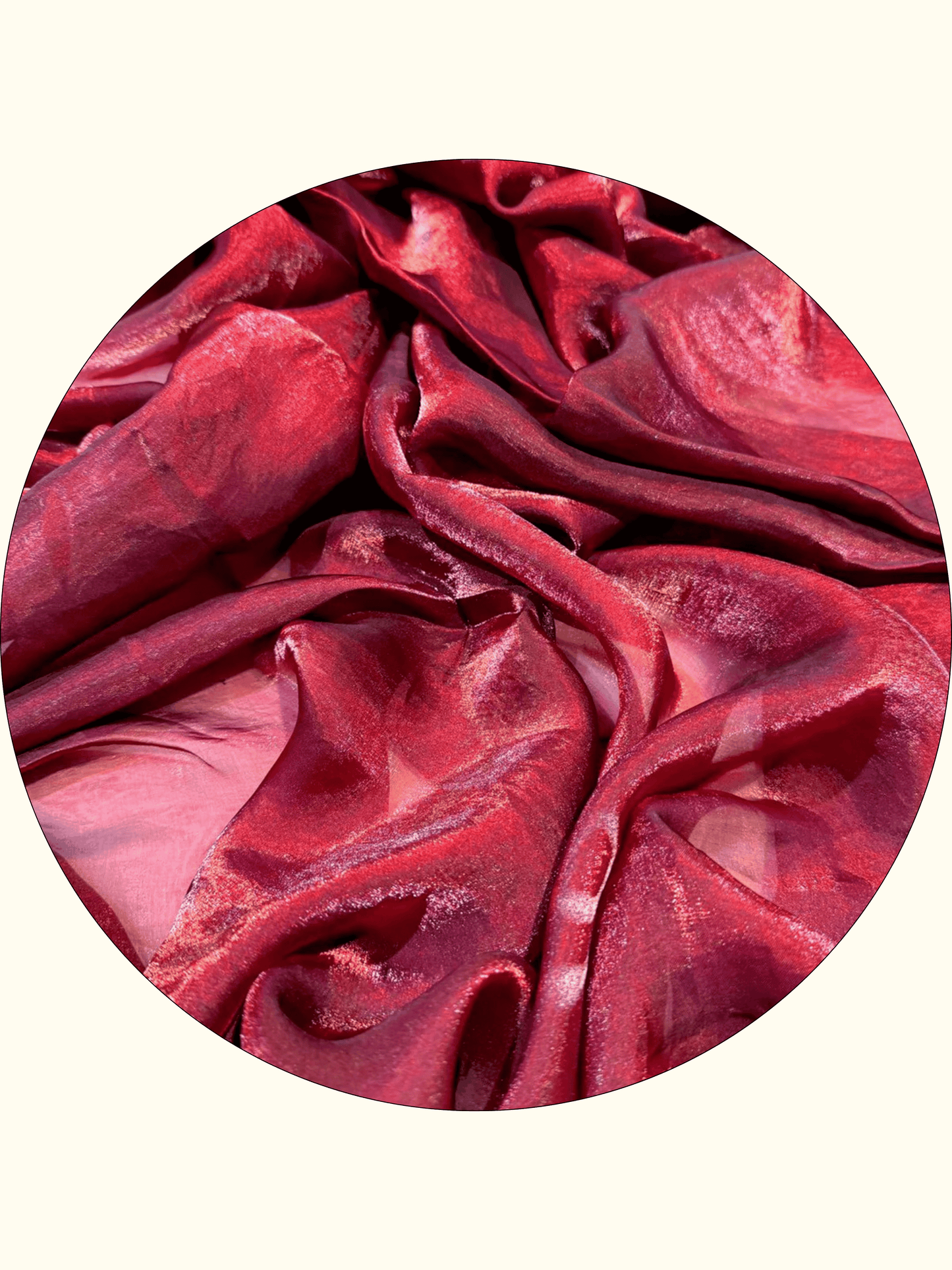 Mermaid Flame Silk Saree Set