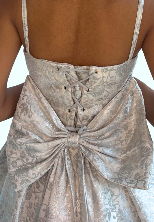 Neptune's Muse White Bow Dress
