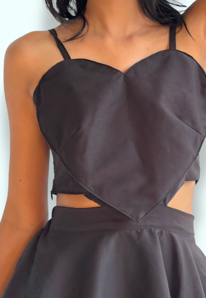 Celestial Deepheart Black Dress