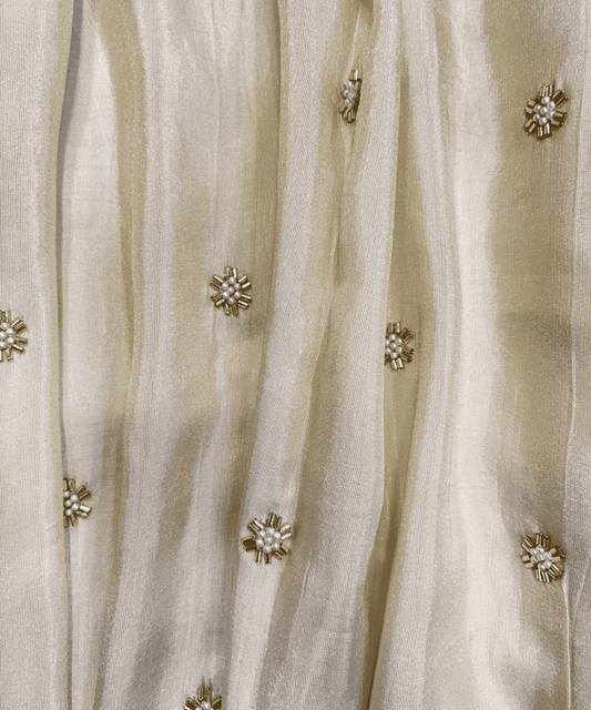 Cosmo Silk with Pearl & Cutdana Butta Embroidery