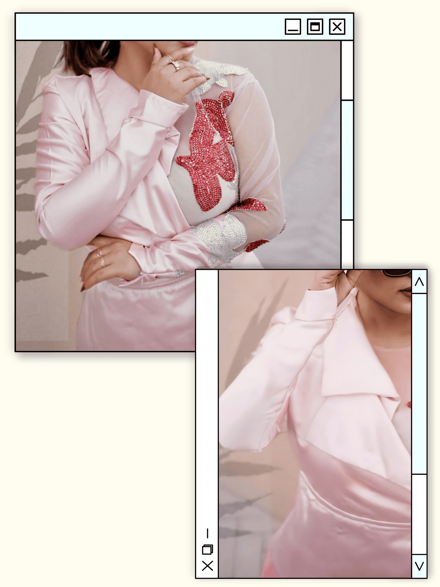 Pearl Reef Embellished Blazer